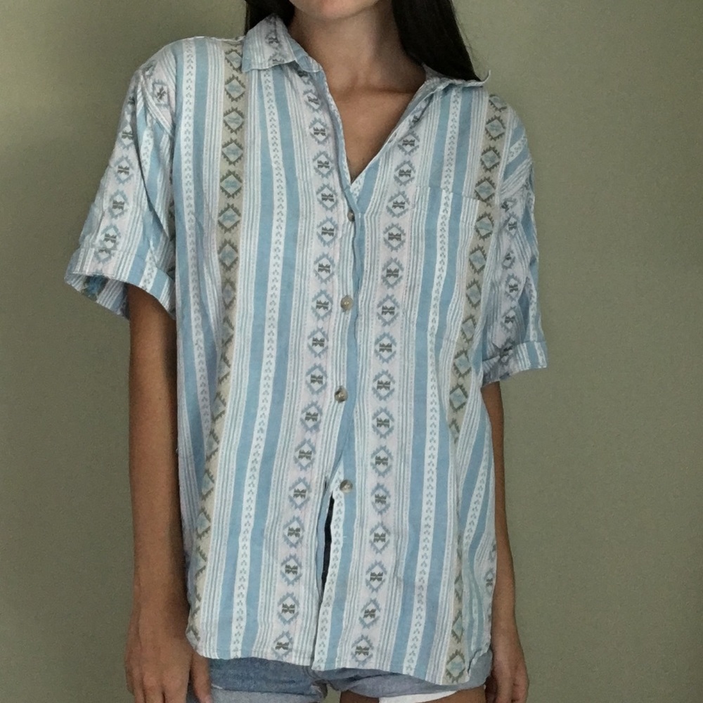 80s Button Up